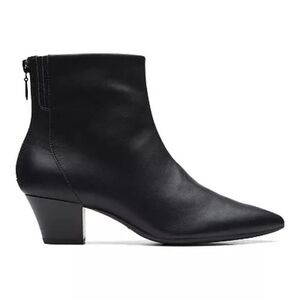 Clarks Teresa Book Black Leather